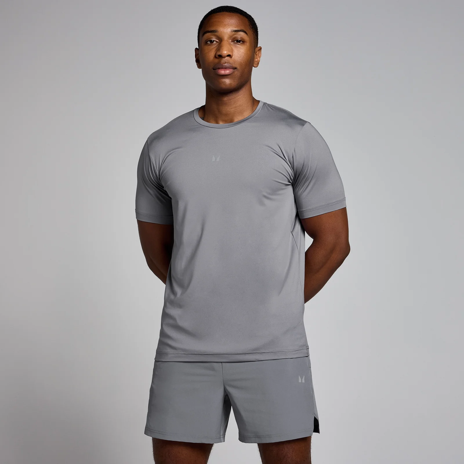 MP Men's Velocity T-Shirt - Pewter - XS Image 1