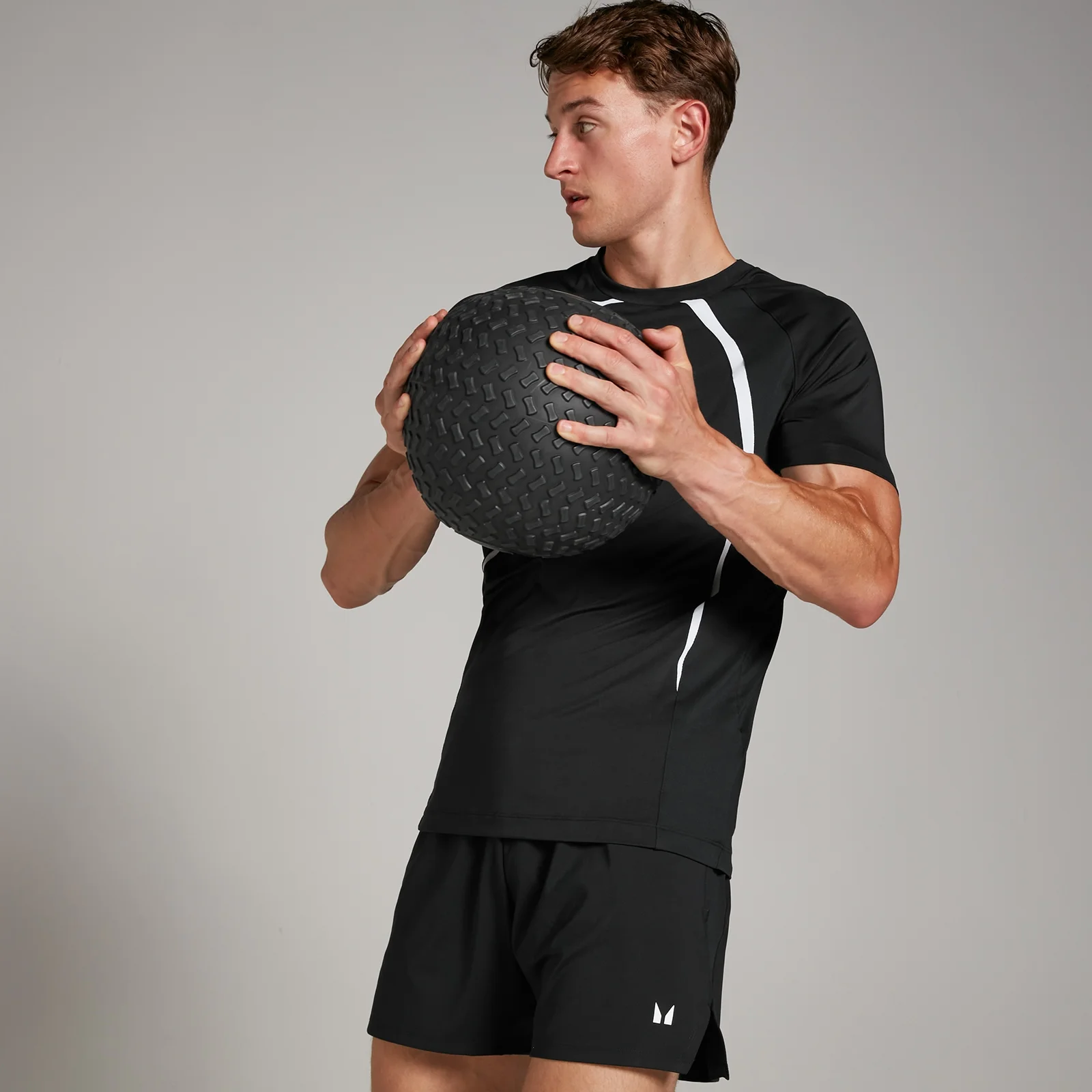 MP Men's Tempo Panel 5" Shorts - Black - XS Image 4