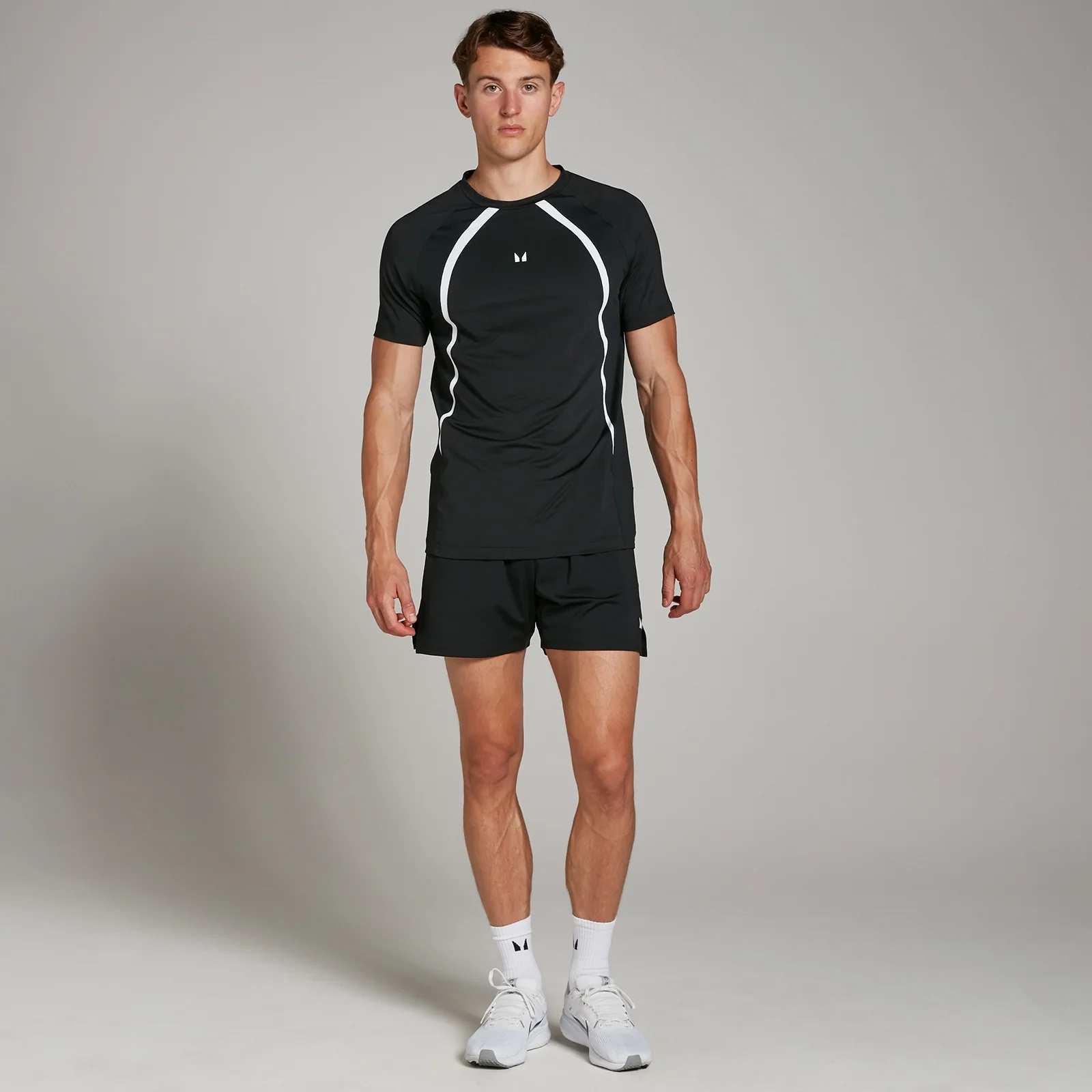 MP Men's Tempo Panel T-Shirt - Black - XS Image 2