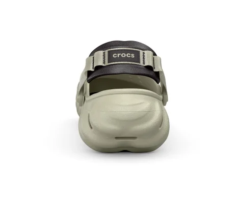 Crocs Unisex Echo Clog - Bone/Black - M9W10 Image 6