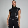 MP Women's Tempo Contrast Piping 1/4 Zip Top - Black