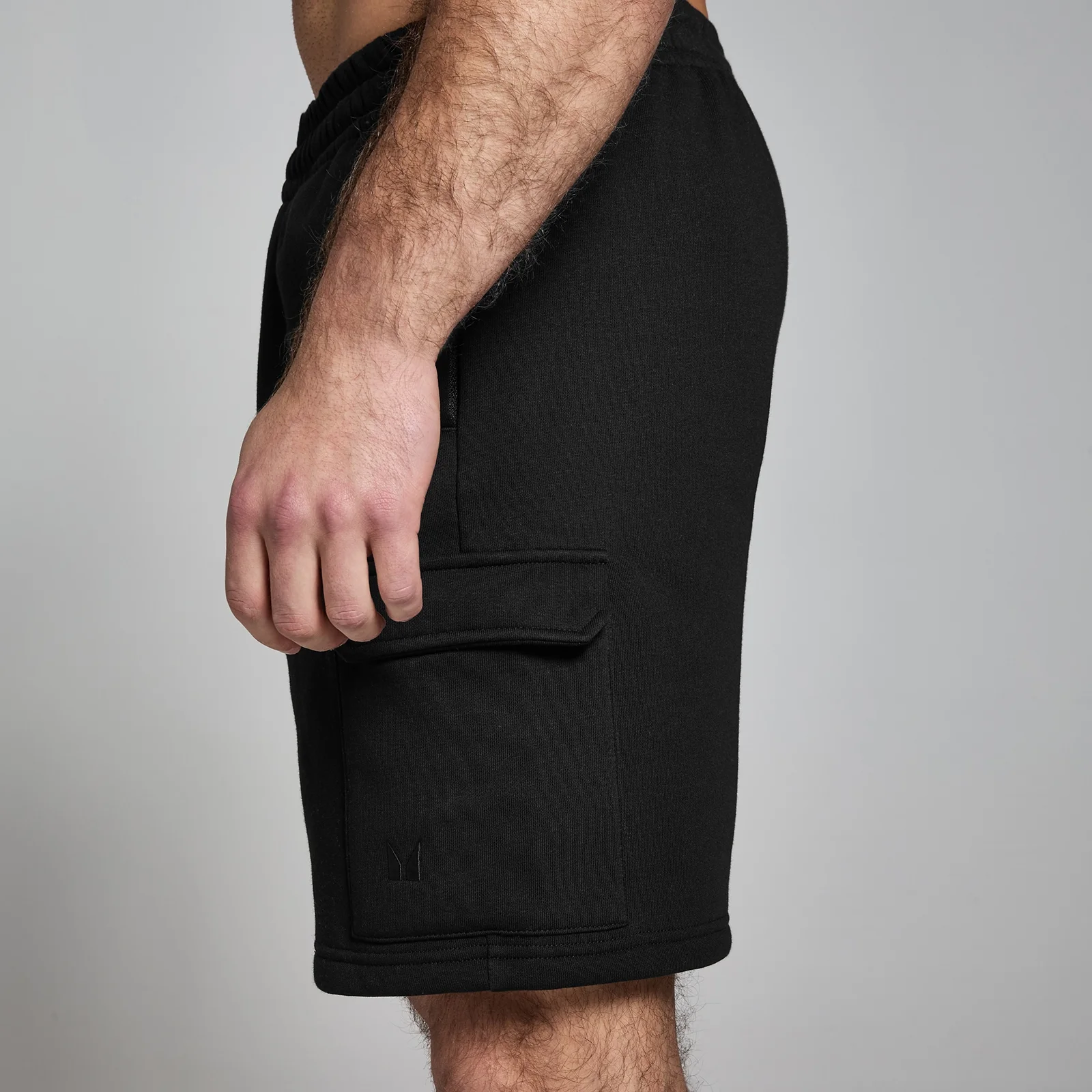MP Men's Cargo Sweatshorts - Black - S Image 4