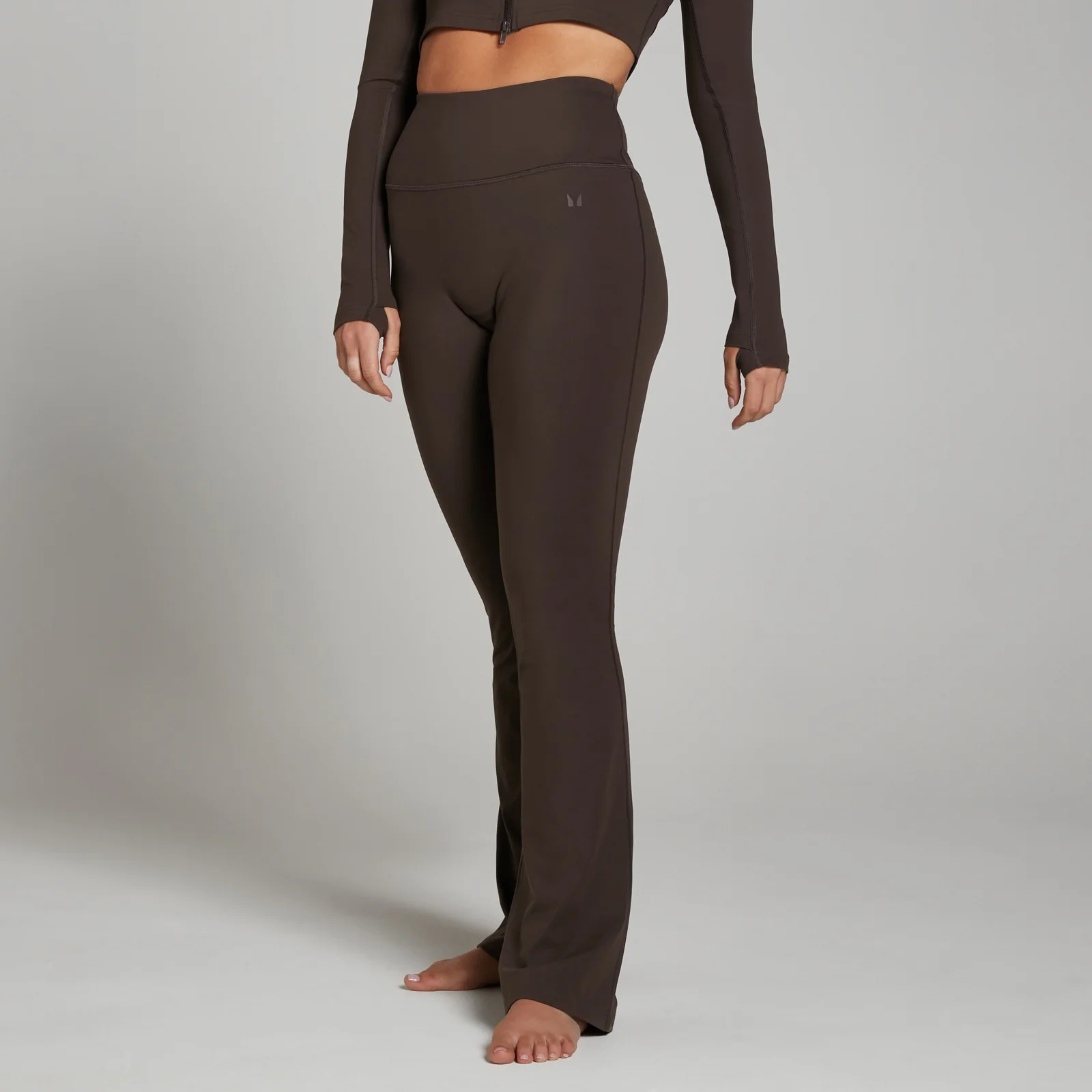 MP Women's Tempo Flared Leggings - Coffee - XS Image 1