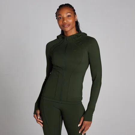 MP Women's Tempo Ultra Hooded Jacket - Forest Green