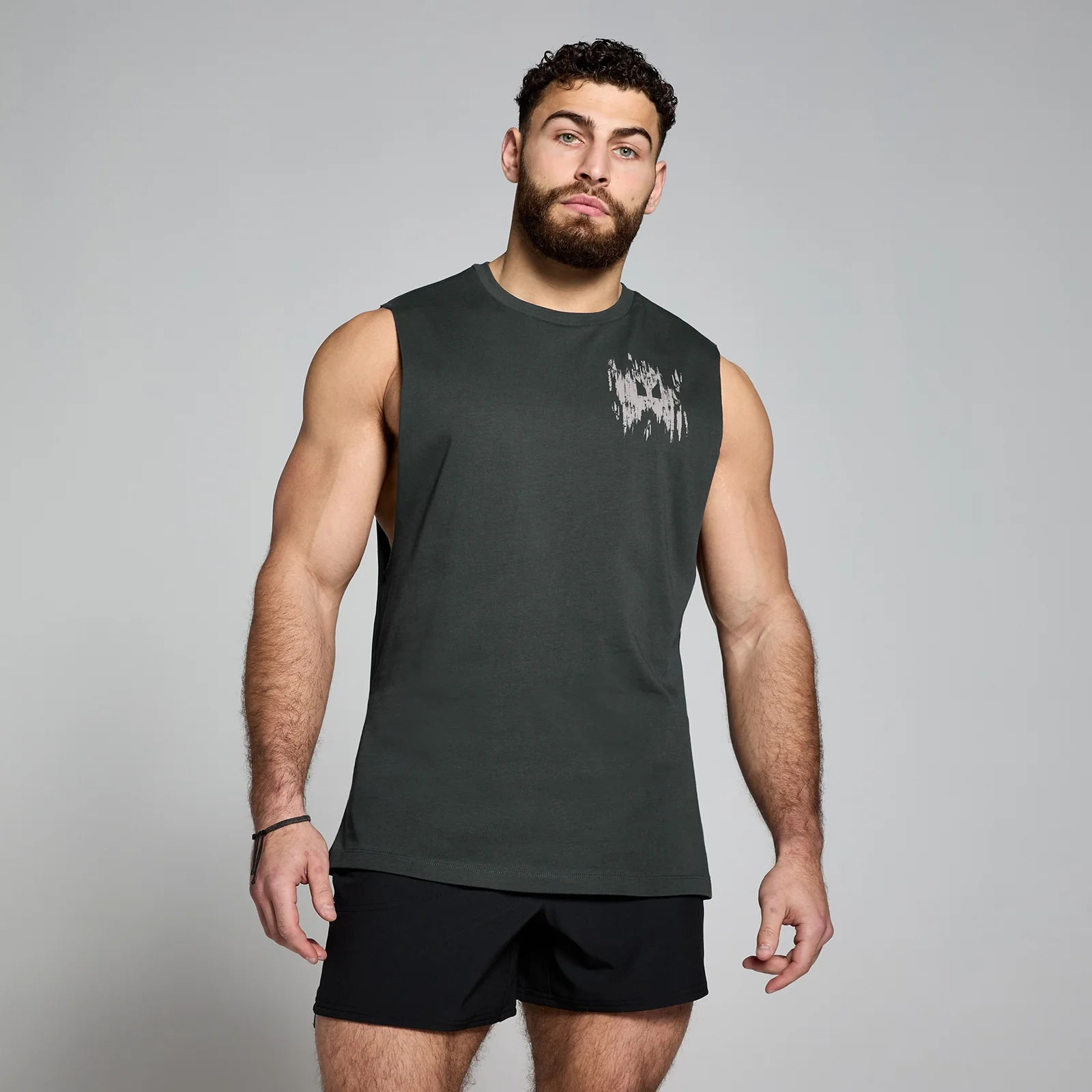 MP Men's Clay Graphic Tank - Washed Black - S Image 4