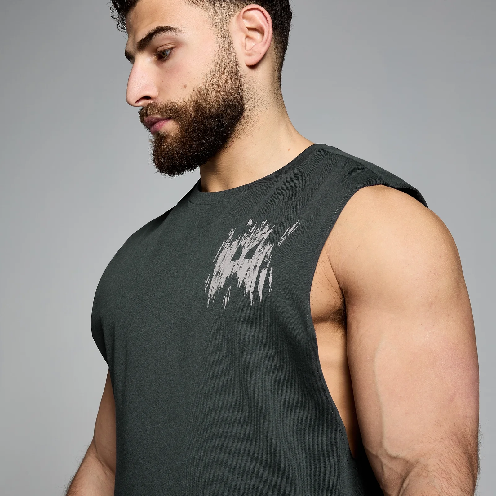 MP Men's Clay Graphic Tank - Washed Black - S Image 5