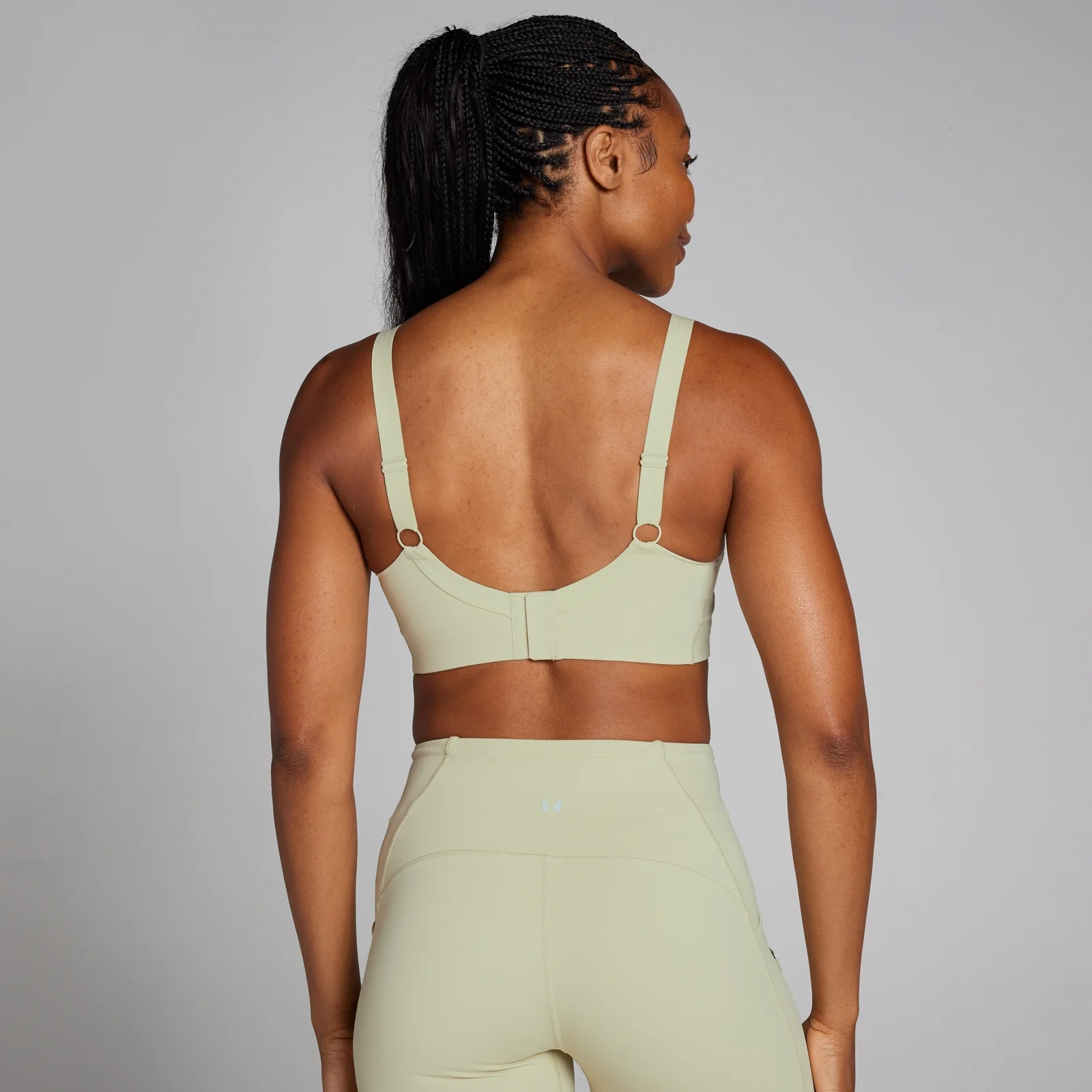 MP Women's Velocity Ultra Bonded Sports Bra - Warm Sage - XS Image 2