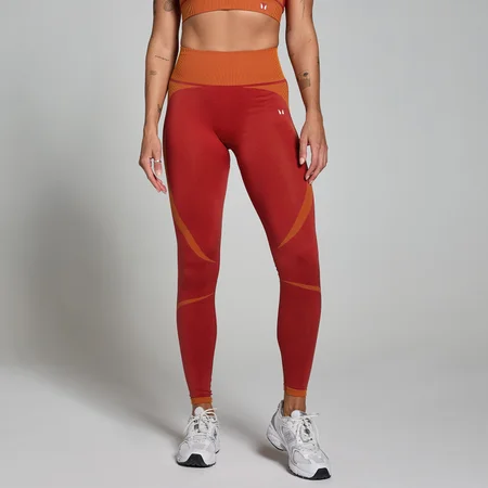 MP Women's Two Toned Seamless Leggings - Copper