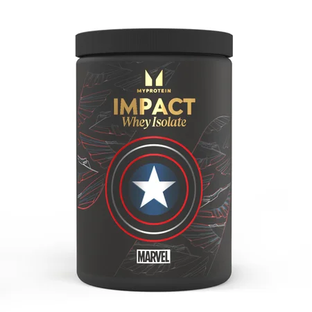 Myprotein, Impact Whey Isolate, Limited Edition Marvel, Captain America, 600g (WE)