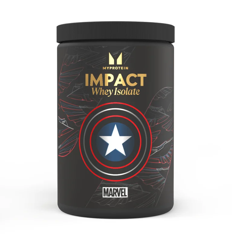Impact Whey Isolate Powder - 600G - 20servings - Captain America - Vanilla Raspberry