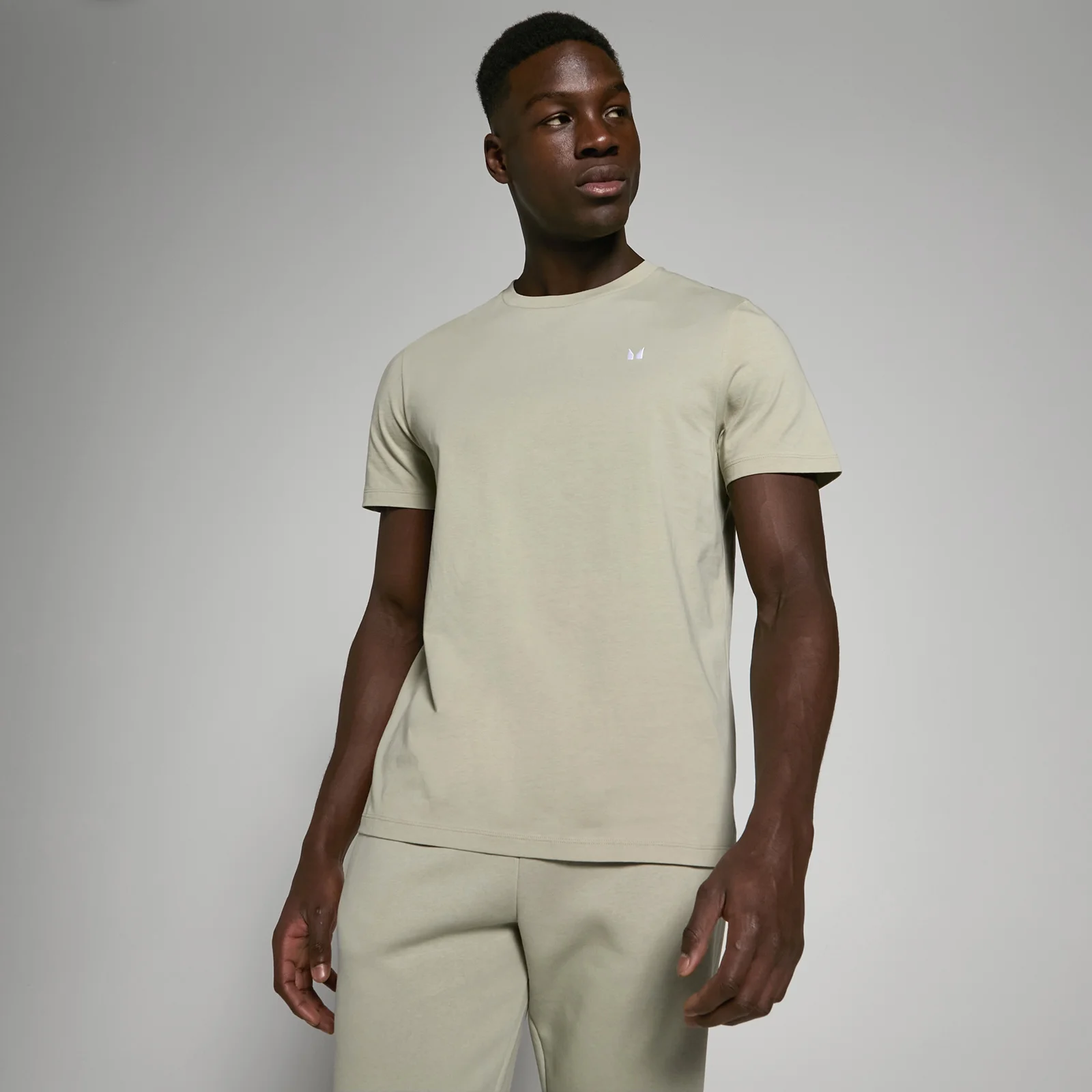 MP Men's Rest Day Short Sleeve T-Shirt - Stone - L Image 1