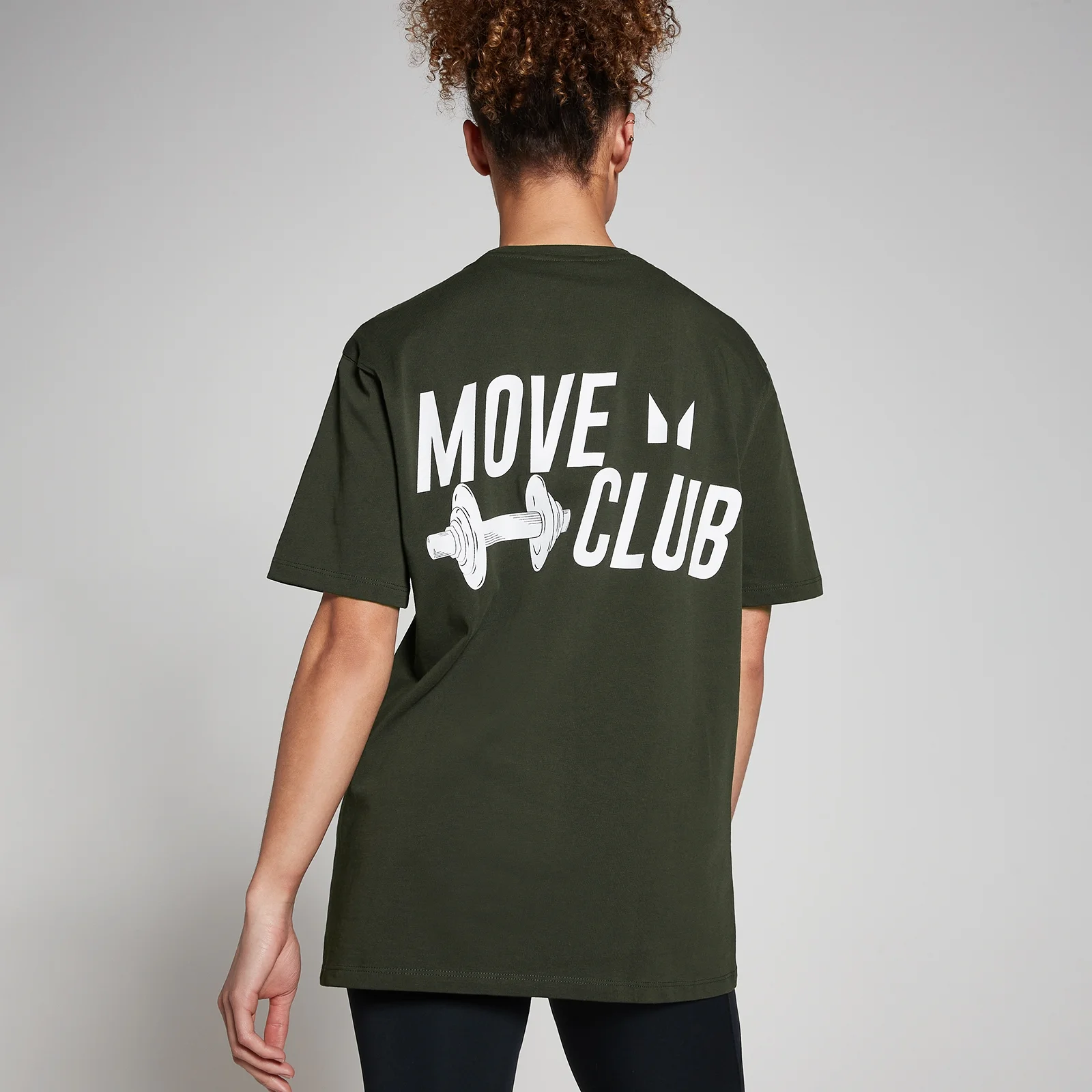 MP Oversized Move Club T-Shirt - Forest Green - XXL-XXXL Image 1
