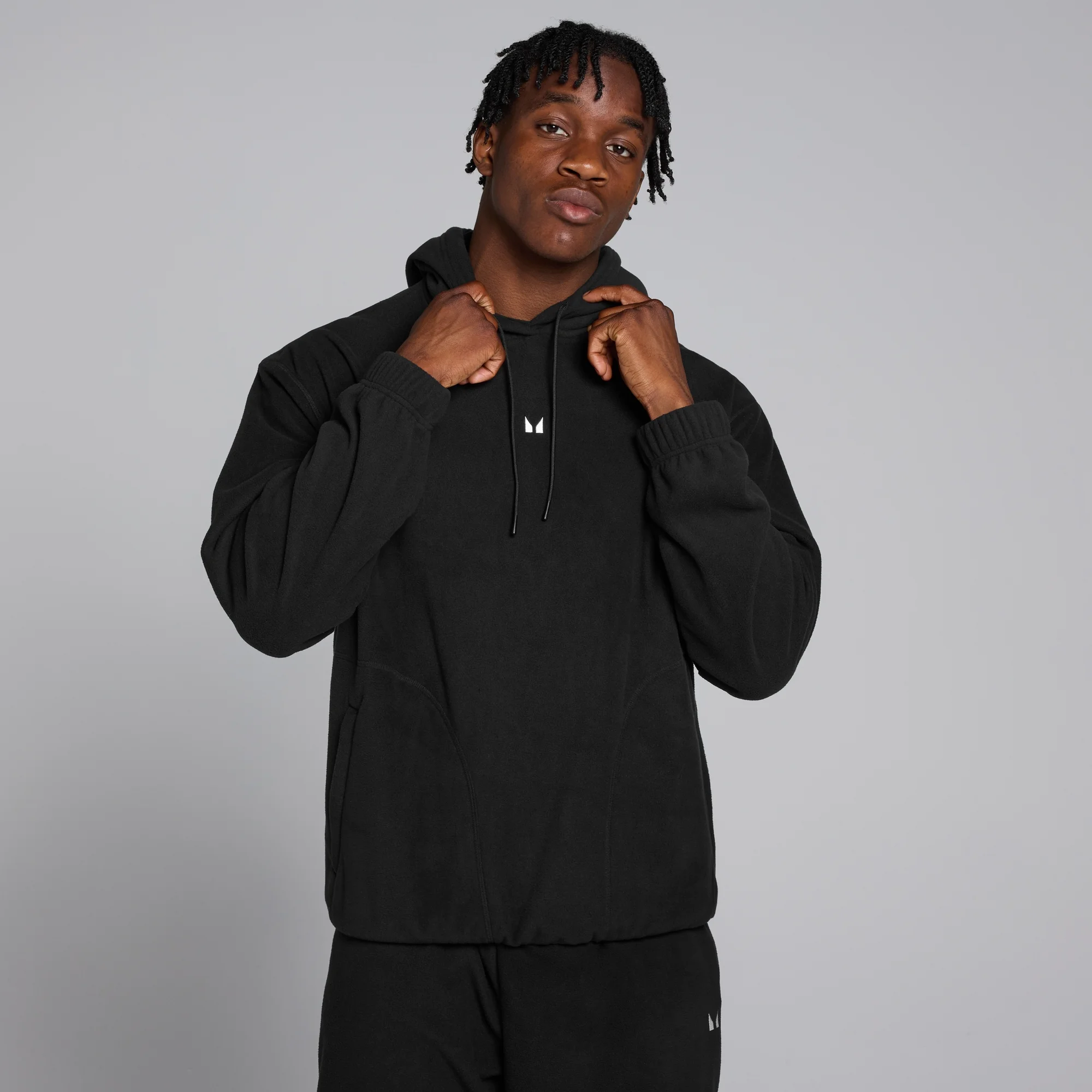 MP Men's Overhead Fleece - Black - L Image 1