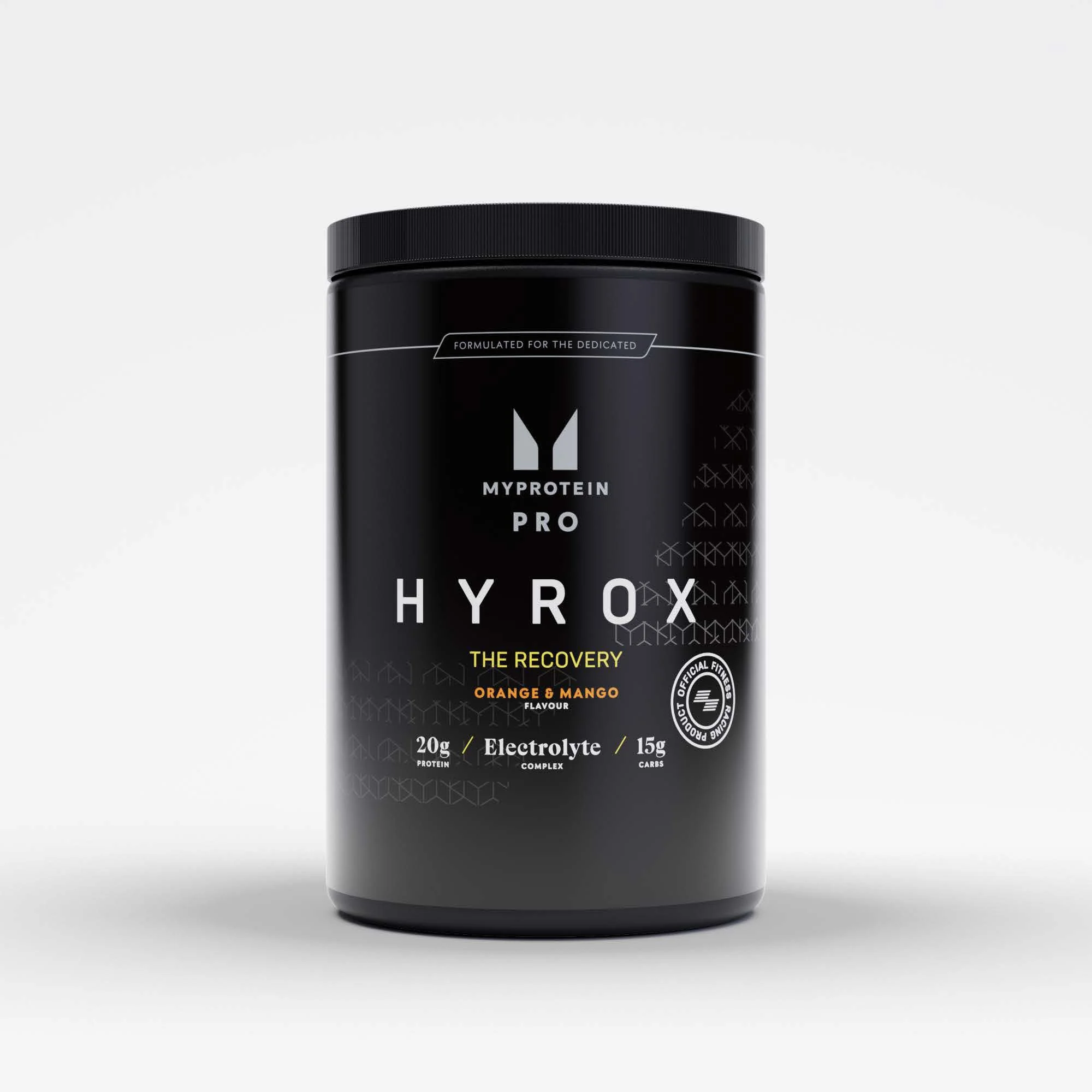 THE Recovery x HYROX | Protein, Carbohydrate & Electrolyte Powder - 16servings - Orange and Mango Image 1