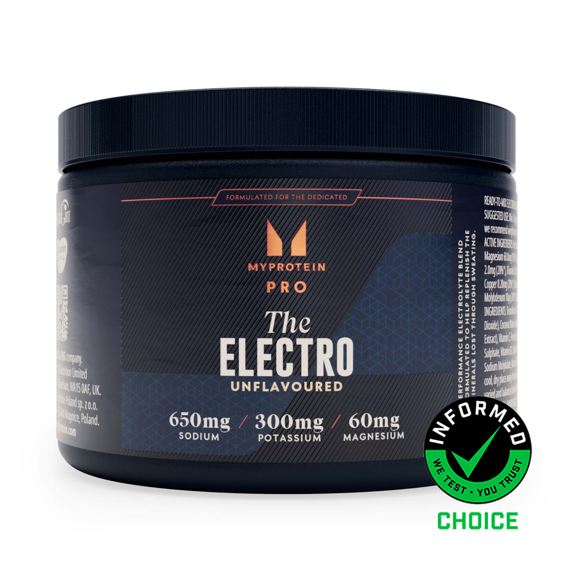 THE Electro | Electrolyte Powder - 30servings - Unflavoured Image 1