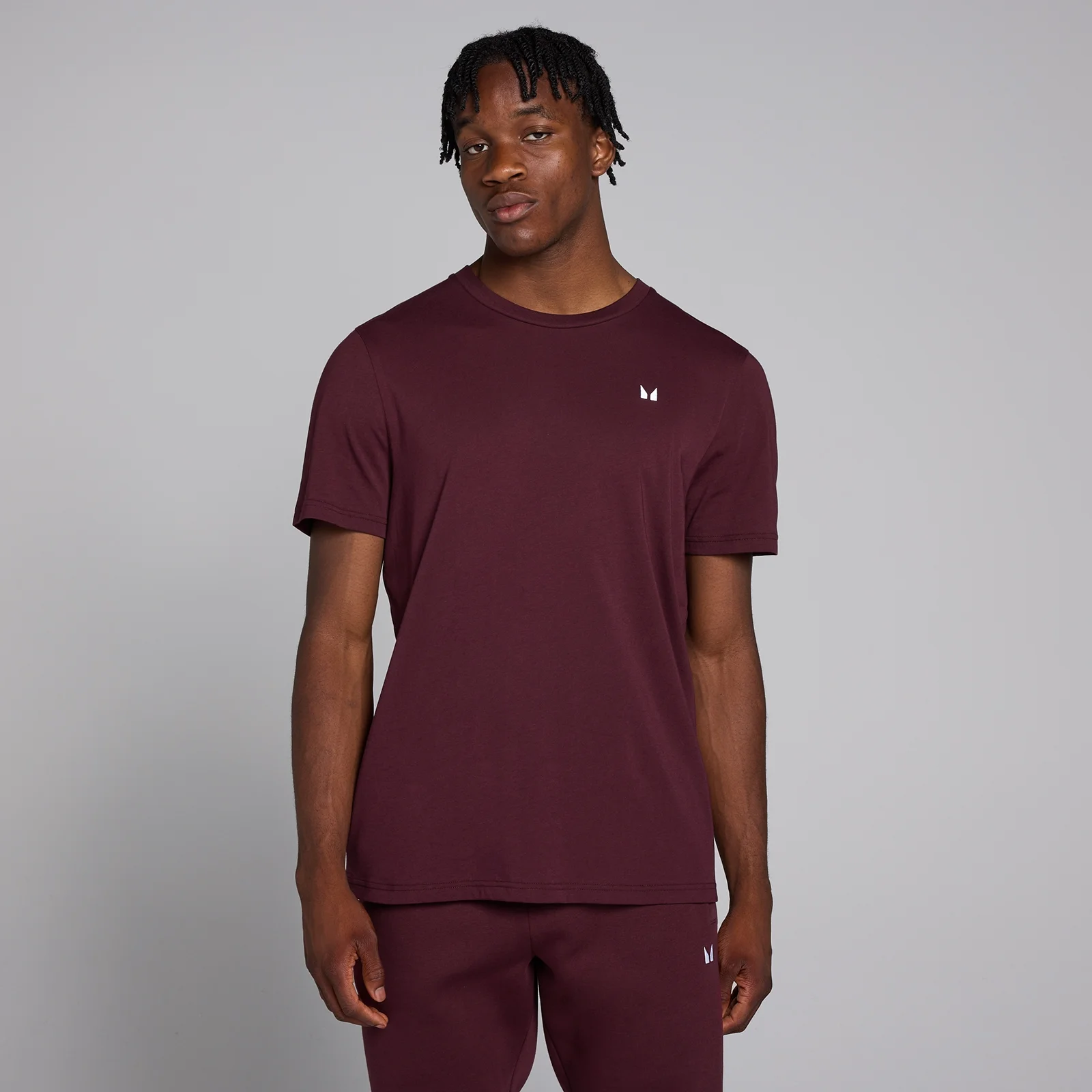 MP Men's Rest Day Short Sleeve T-Shirt - Deep Berry - XXL Image 1