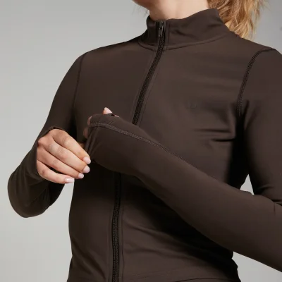 MP Women's Tempo Cropped Jacket - Coffee - XL Image 6