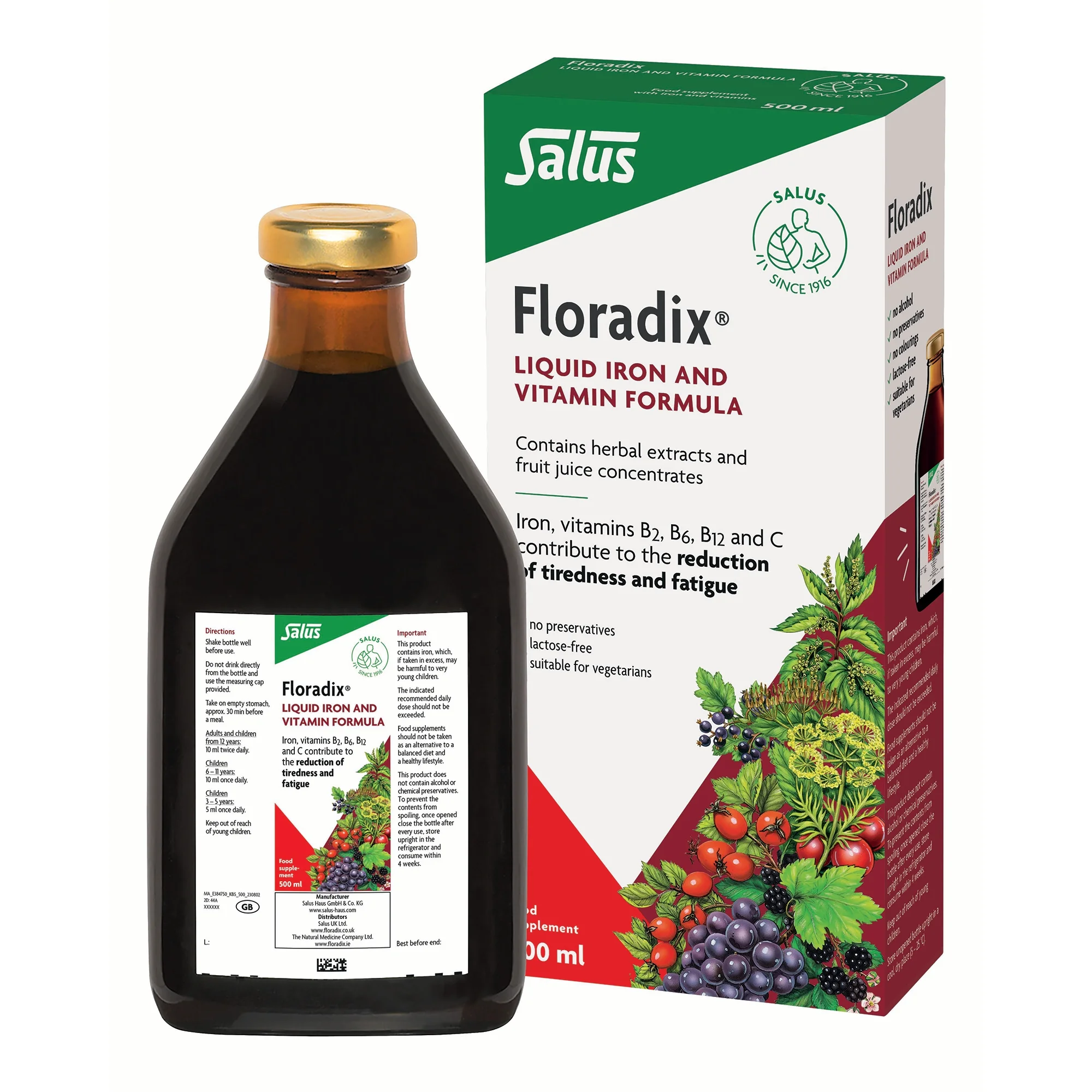 Floradix Liquid Iron Formula