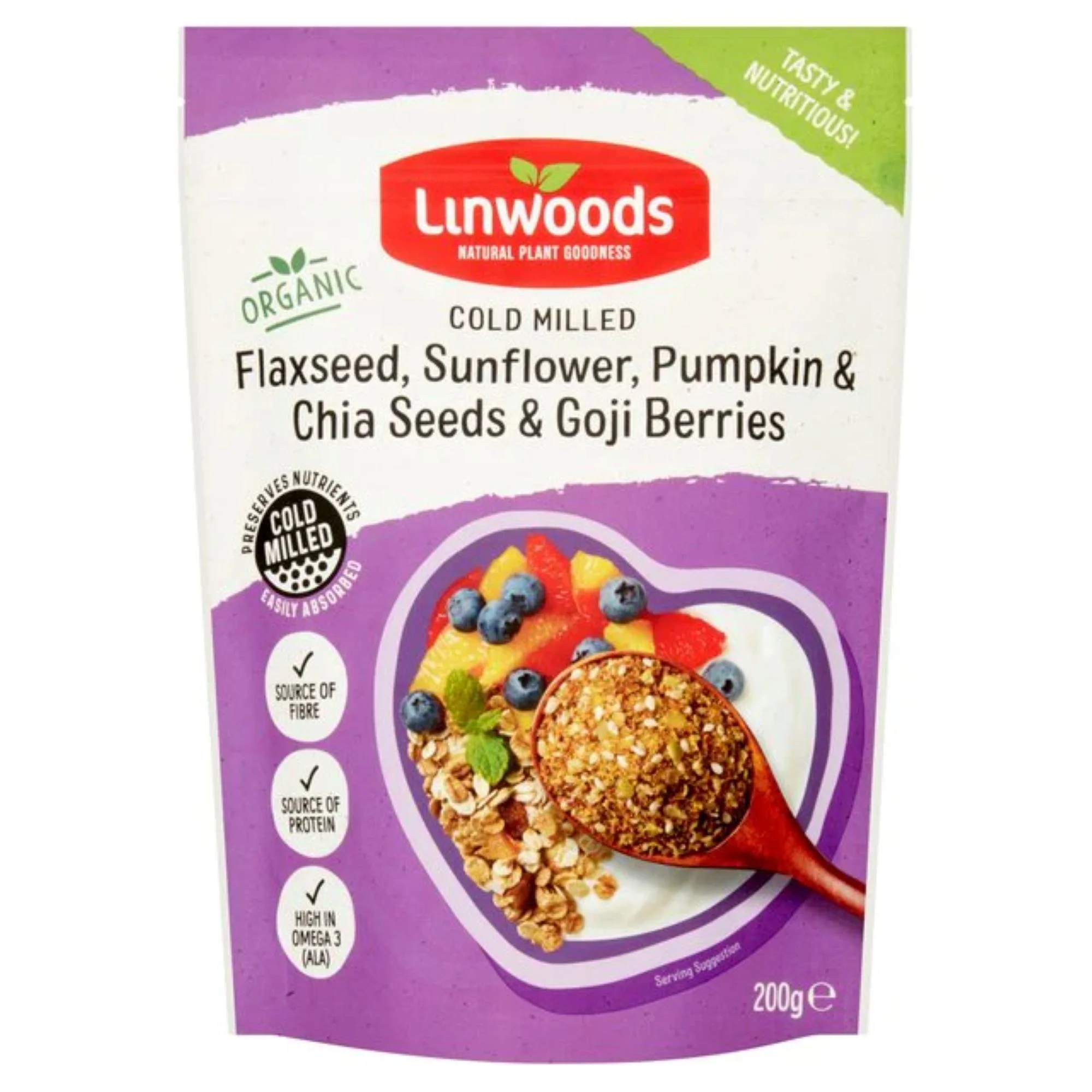 Linwoods Flax Sunflower Pumpkin Chia Go 425g Image 1