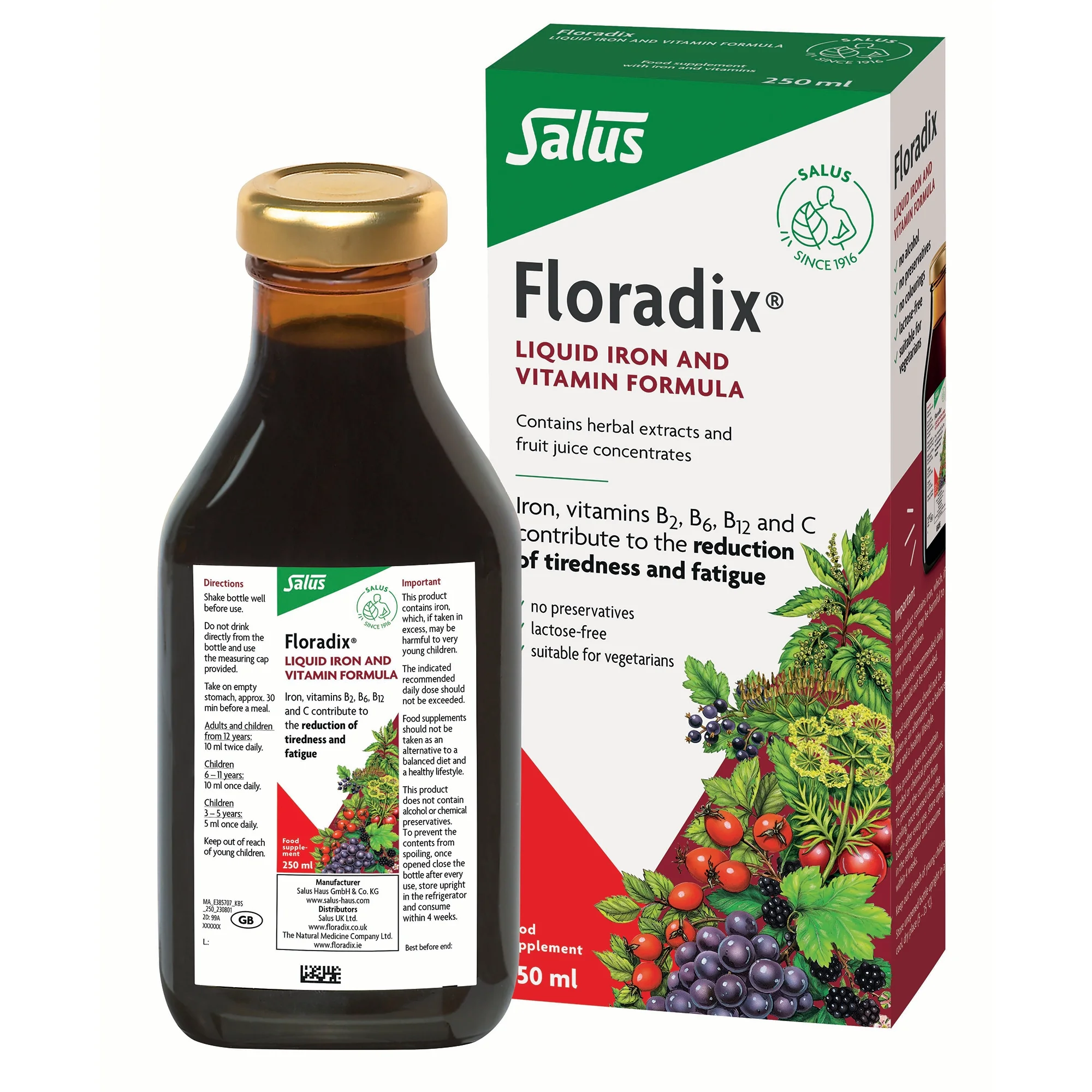 Floradix Liquid Iron Formula