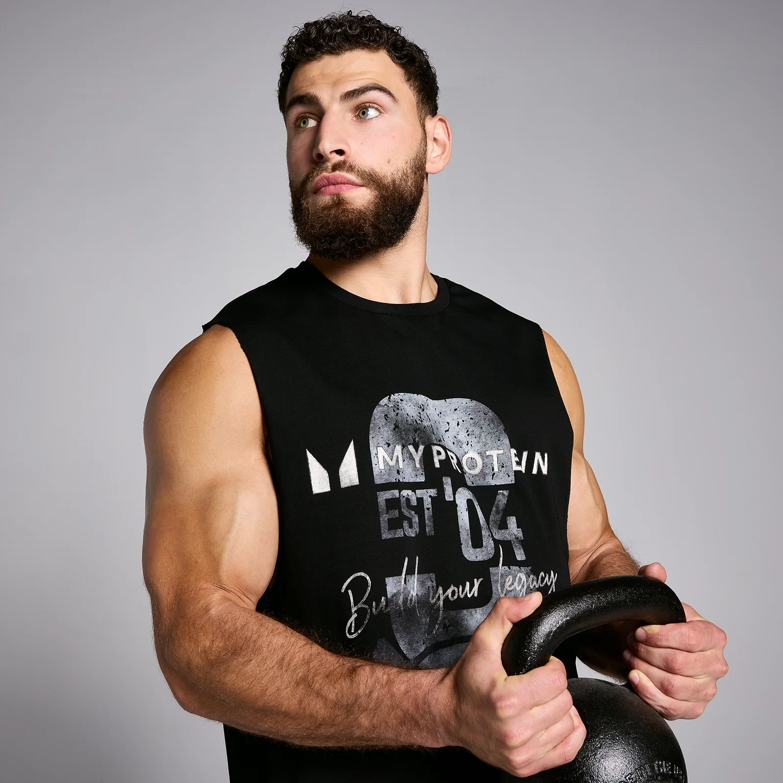 MP Men's Origin Graphic Vest - Black - XS Image 4