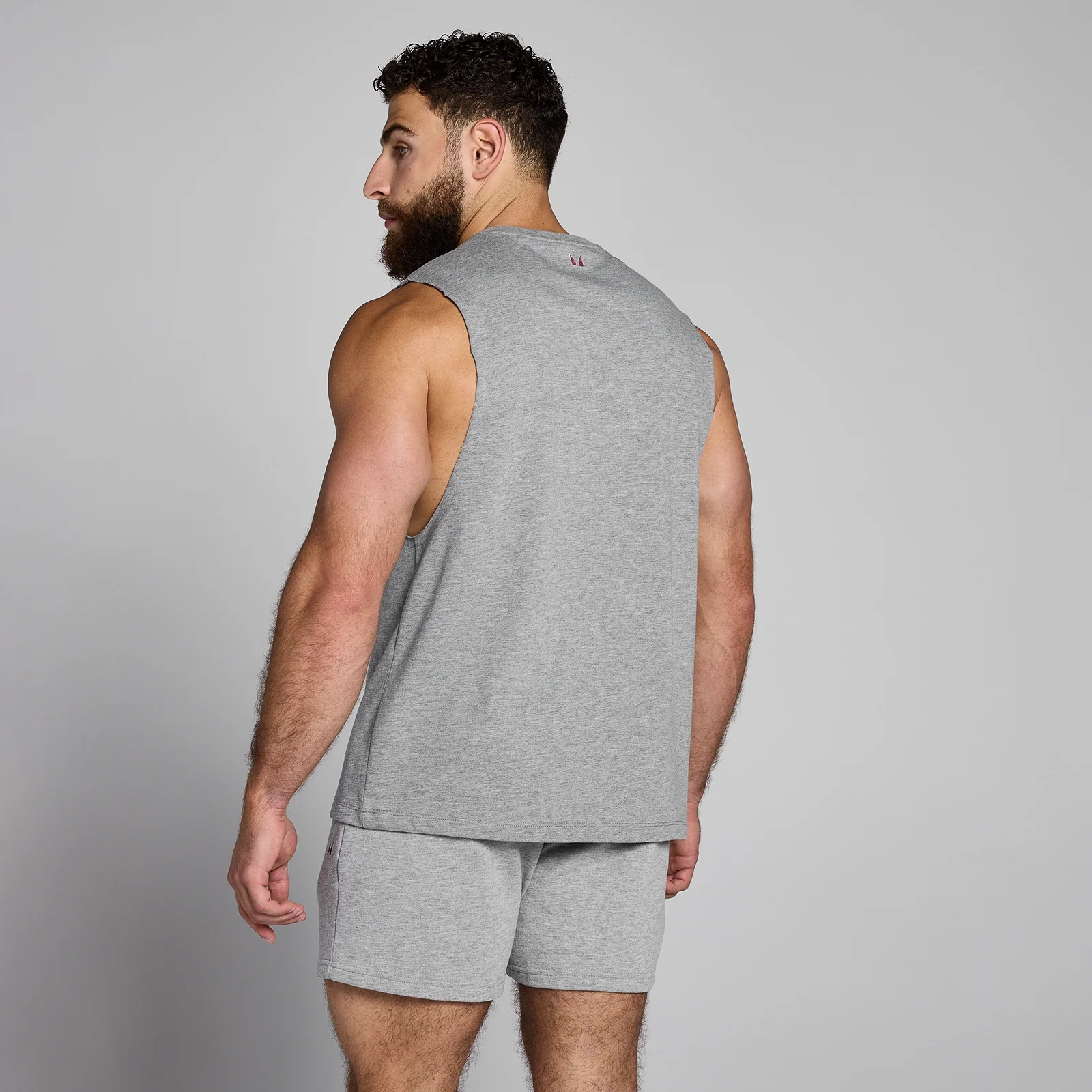 MP Men's Origin Graphic Vest - Grey Marl - XS Image 2
