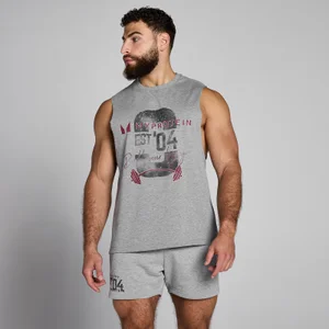 MP Men's Origin Graphic Vest - Grey Marl - Size XS