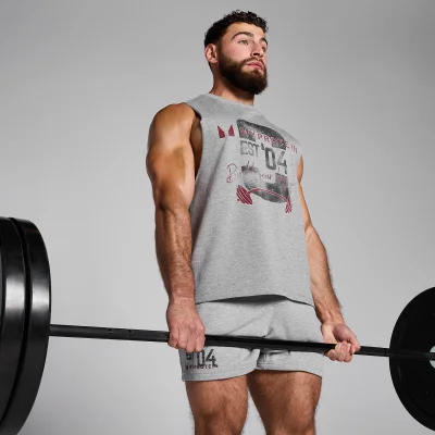 MP Men's Origin Graphic Vest - Grey Marl - XS Image 6