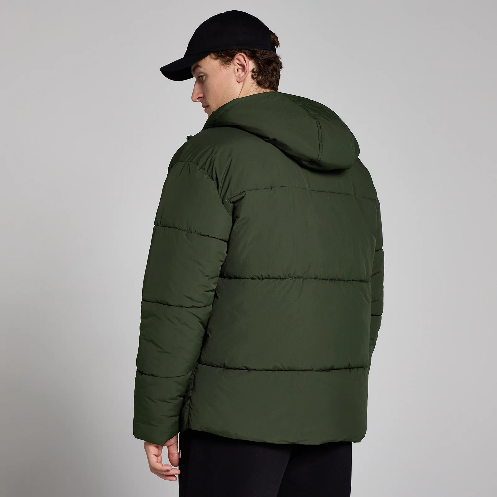 MP Men's Short Puffer - Forest Green - XXL Image 2