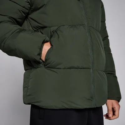 MP Men's Short Puffer - Forest Green - XXL Image 6