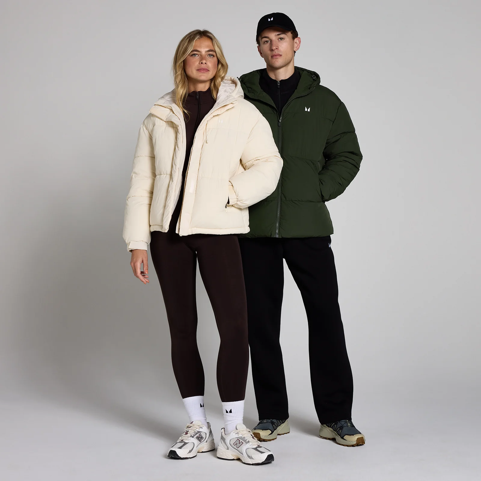 MP Men's Short Puffer - Forest Green - XXL Image 5