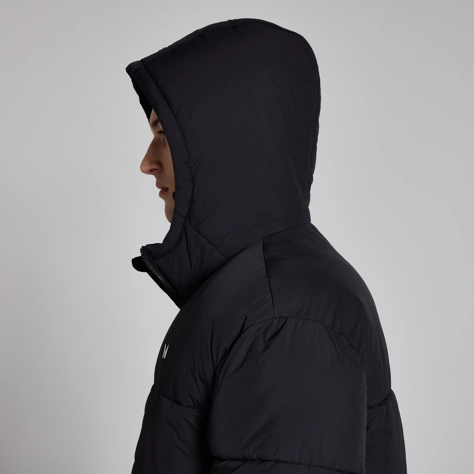 MP Men's Long Puffer Jacket - Black - XS Image 4