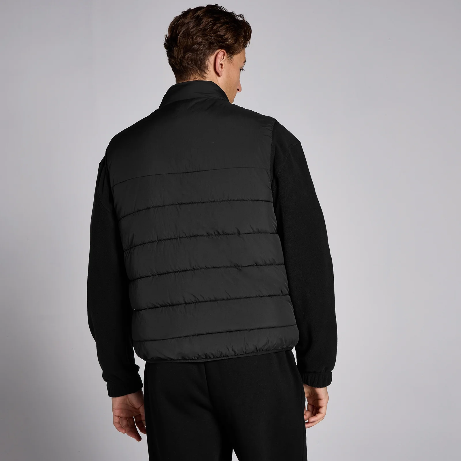 MP Men's Light Padded Gilet - Black - S Image 3