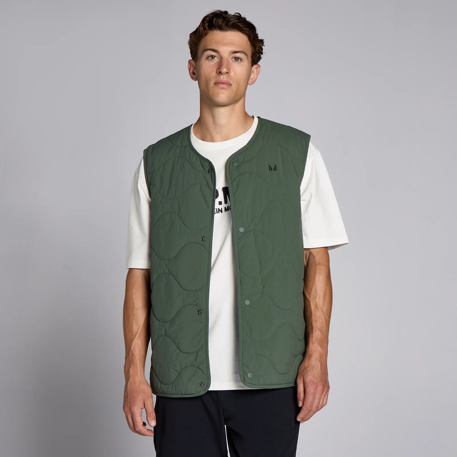 MP Men's Diamond Gilet - Thyme - XL Image 1