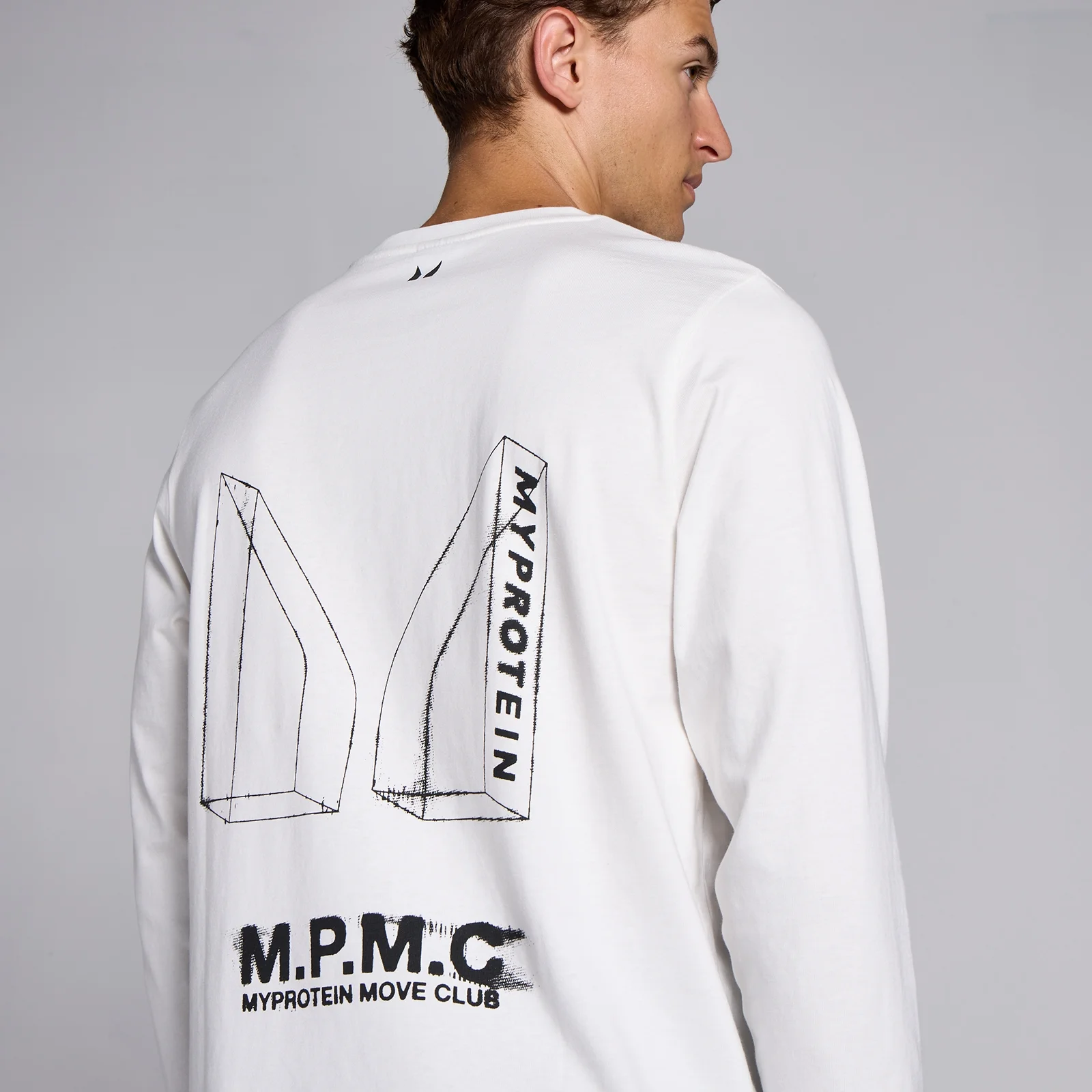MP Men's Long Sleeve Top - White - M Image 4