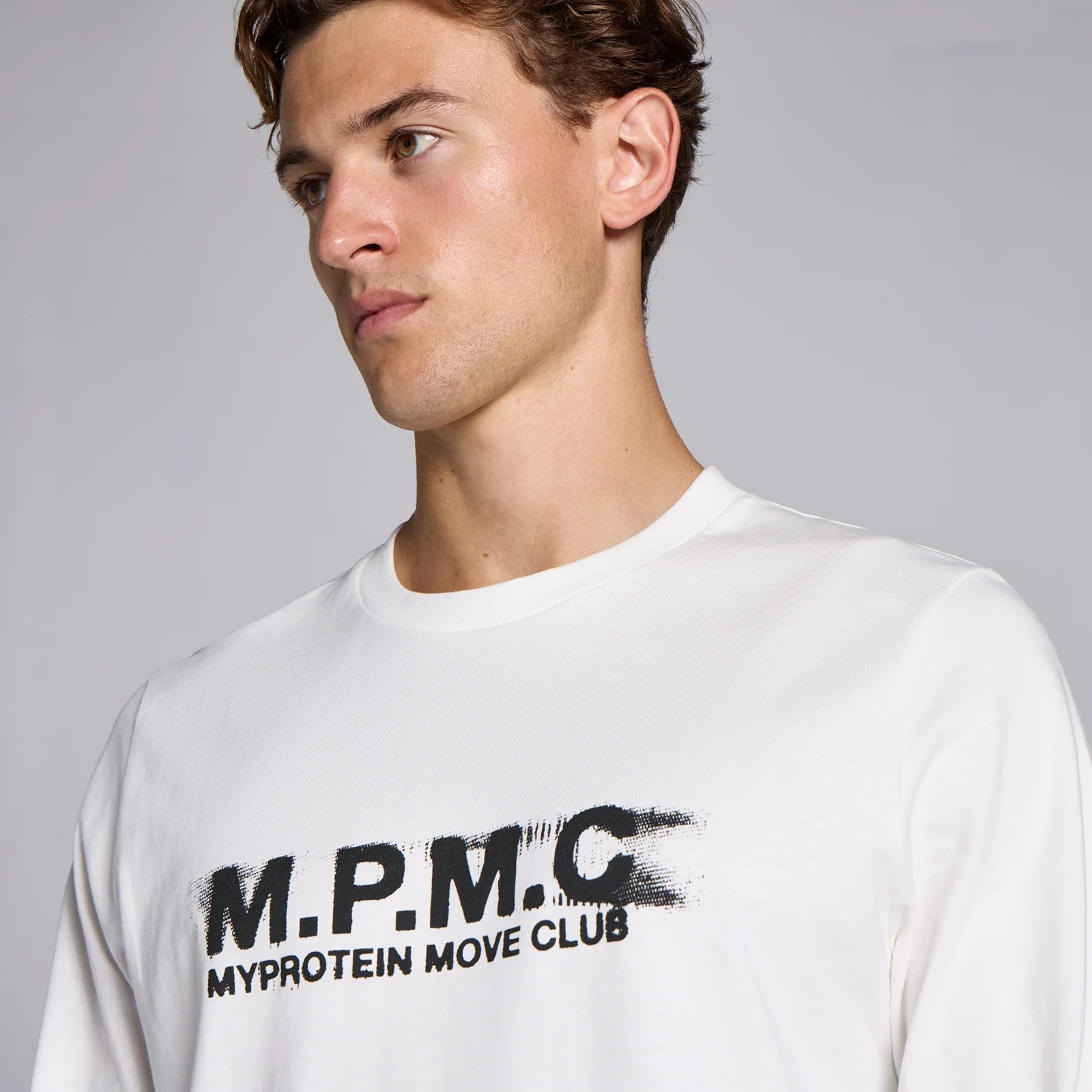 MP Men's Long Sleeve Top - White - M Image 5