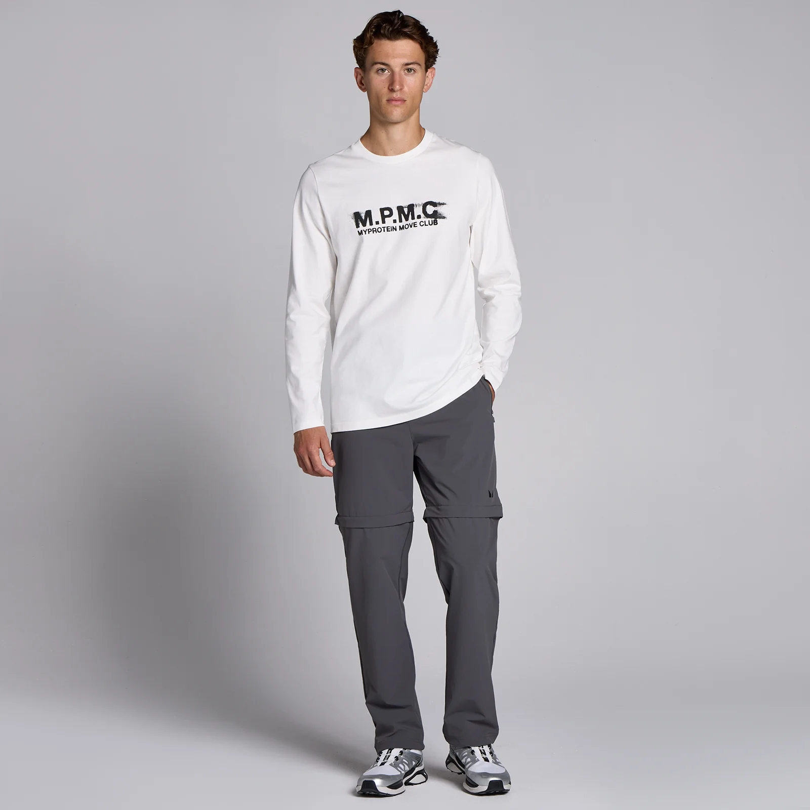 MP Men's Long Sleeve Top - White - M Image 3