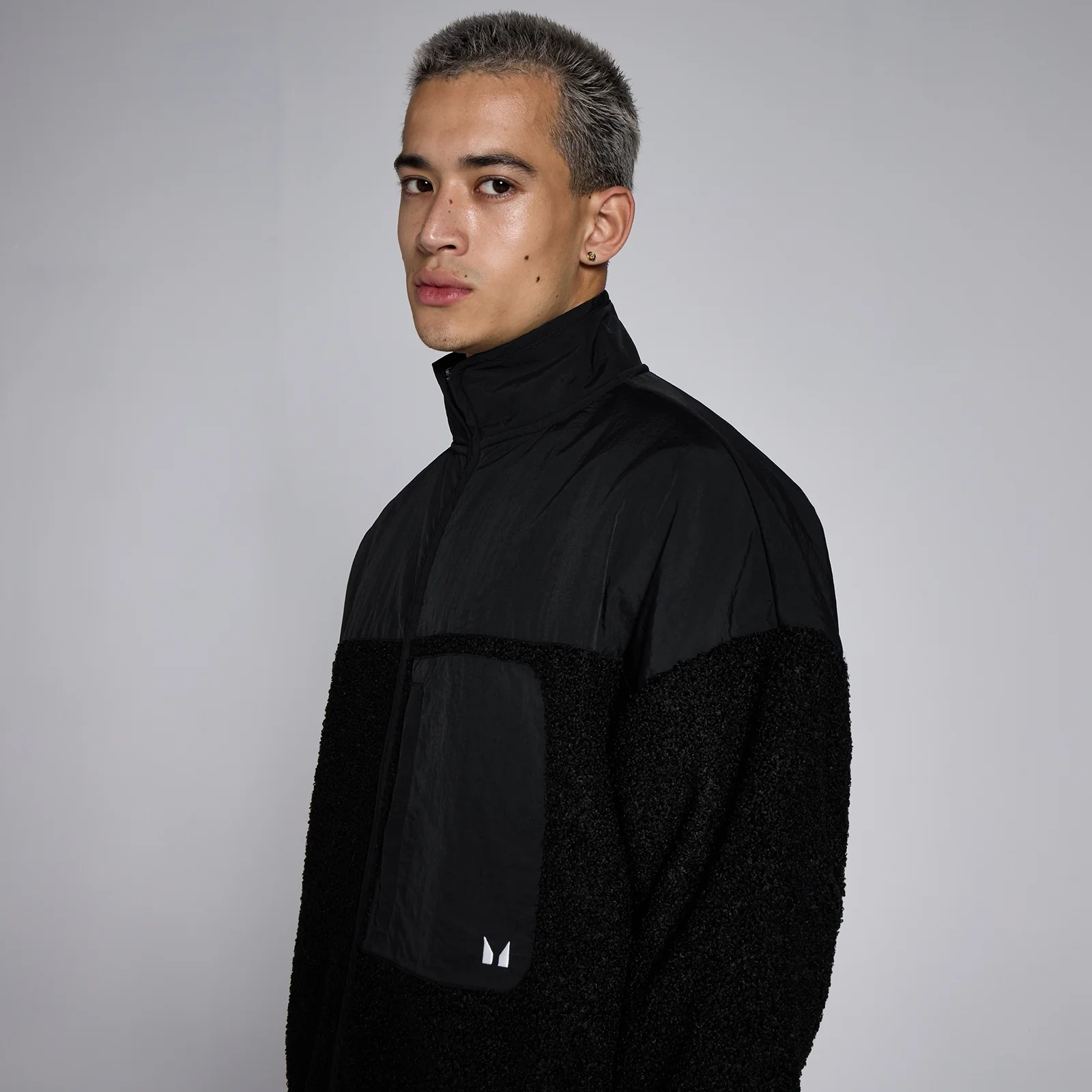 MP Men's Hybrid Fleece - Black - XXL Image 5