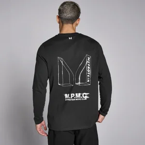 MP Men's Long Sleeve Top - Washed Black - Size XS