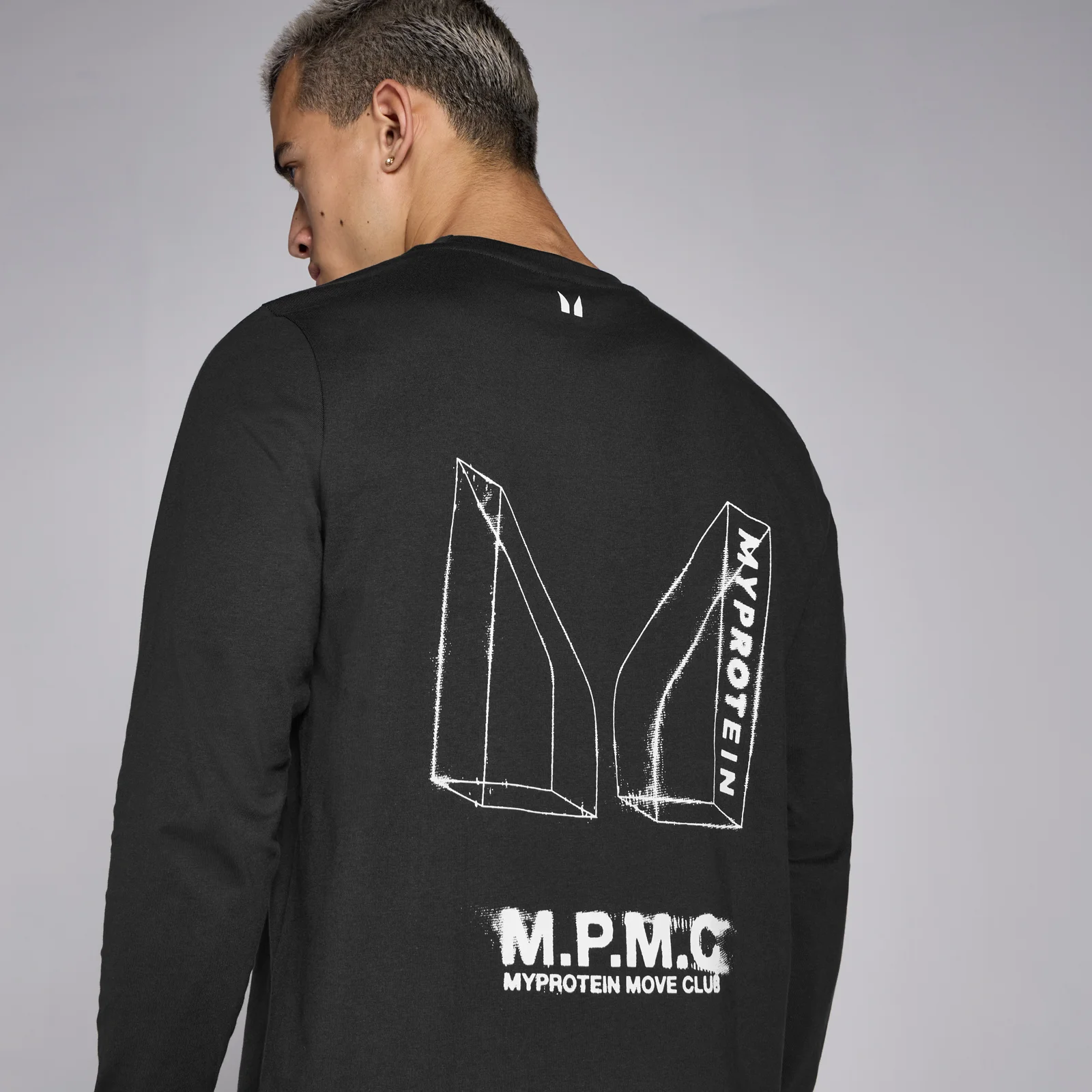 MP Men's Long Sleeve Top - Washed Black - XS Image 4