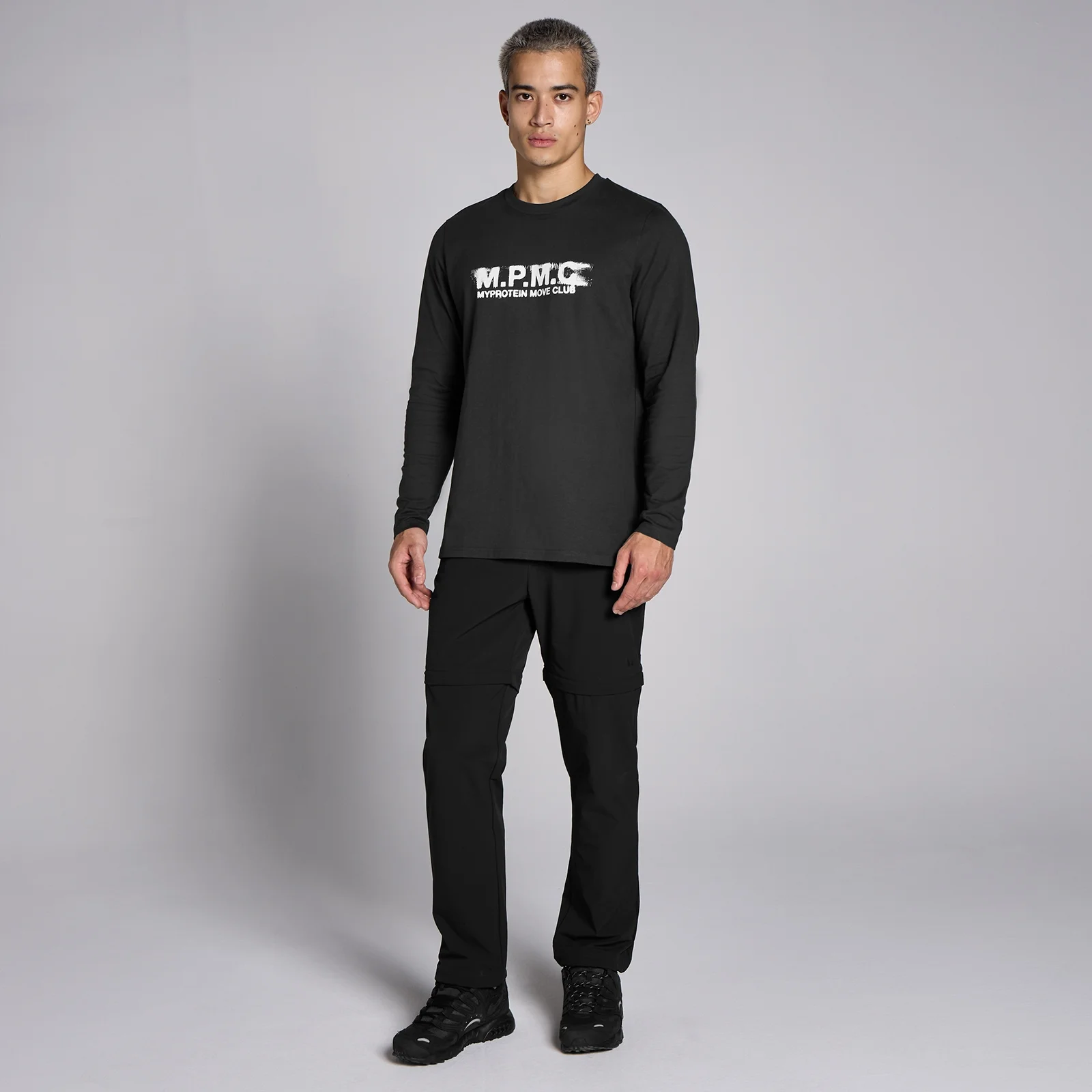 MP Men's Long Sleeve Top - Washed Black - XS Image 3