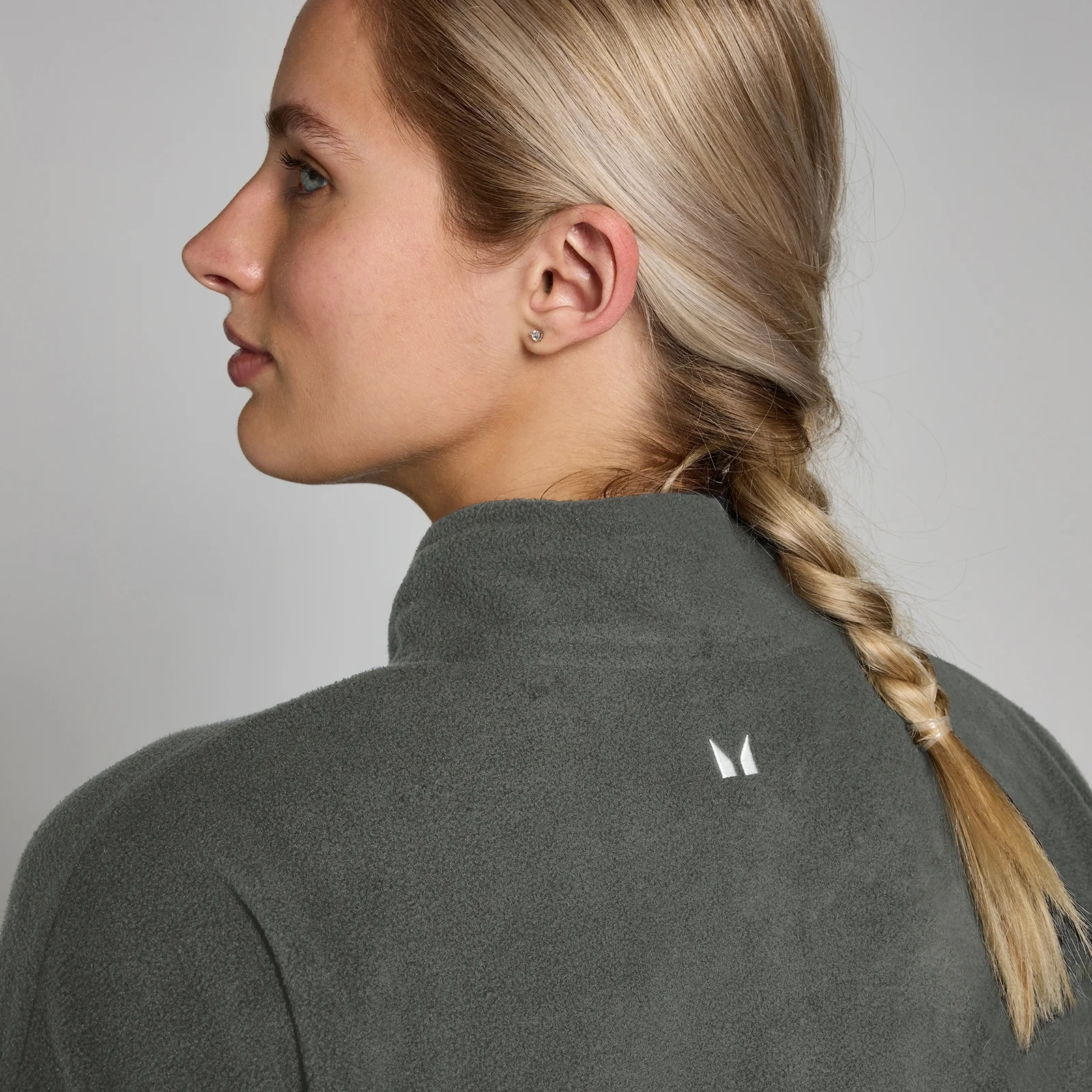 MP Women's Funnel Neck 1/4 Zip Fleece - Gunmetal - L Image 5