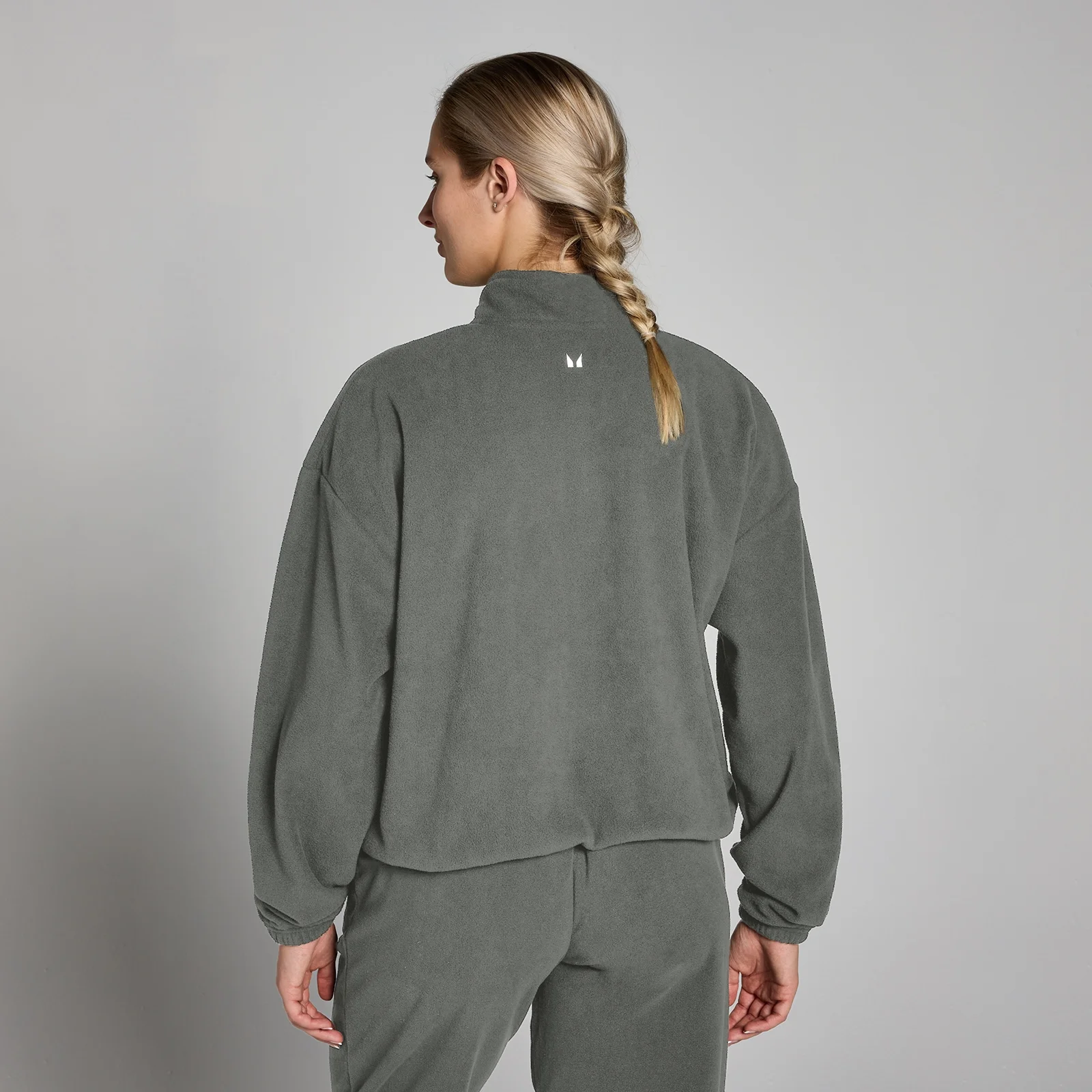 MP Women's Funnel Neck 1/4 Zip Fleece - Gunmetal - L Image 2