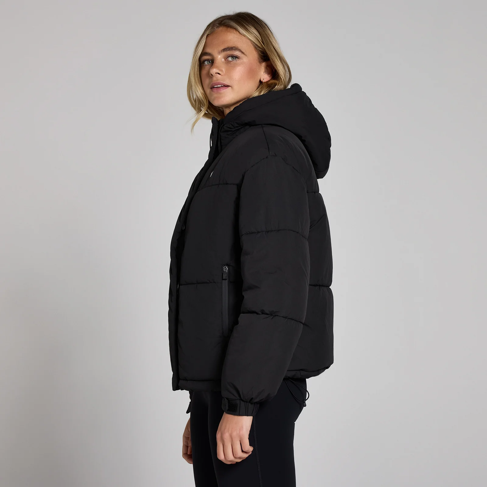 MP Women's Short Padded Puffer Jacket - Black - XS Image 4