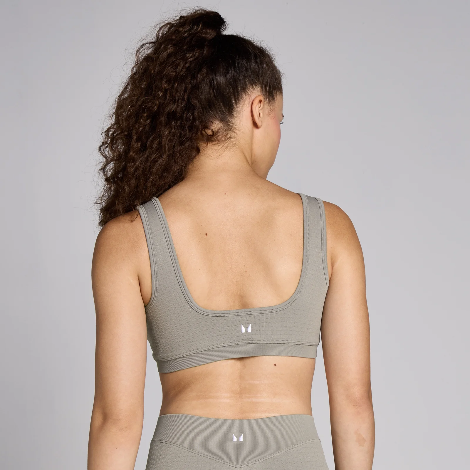 MP Women's Waffle Seamless Bra - Clay - L Image 2