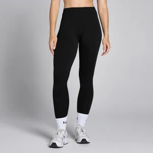MP Women's Waffle Seamless Leggings - Black - Size XS