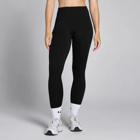 MP Women's Waffle Seamless Leggings - Black