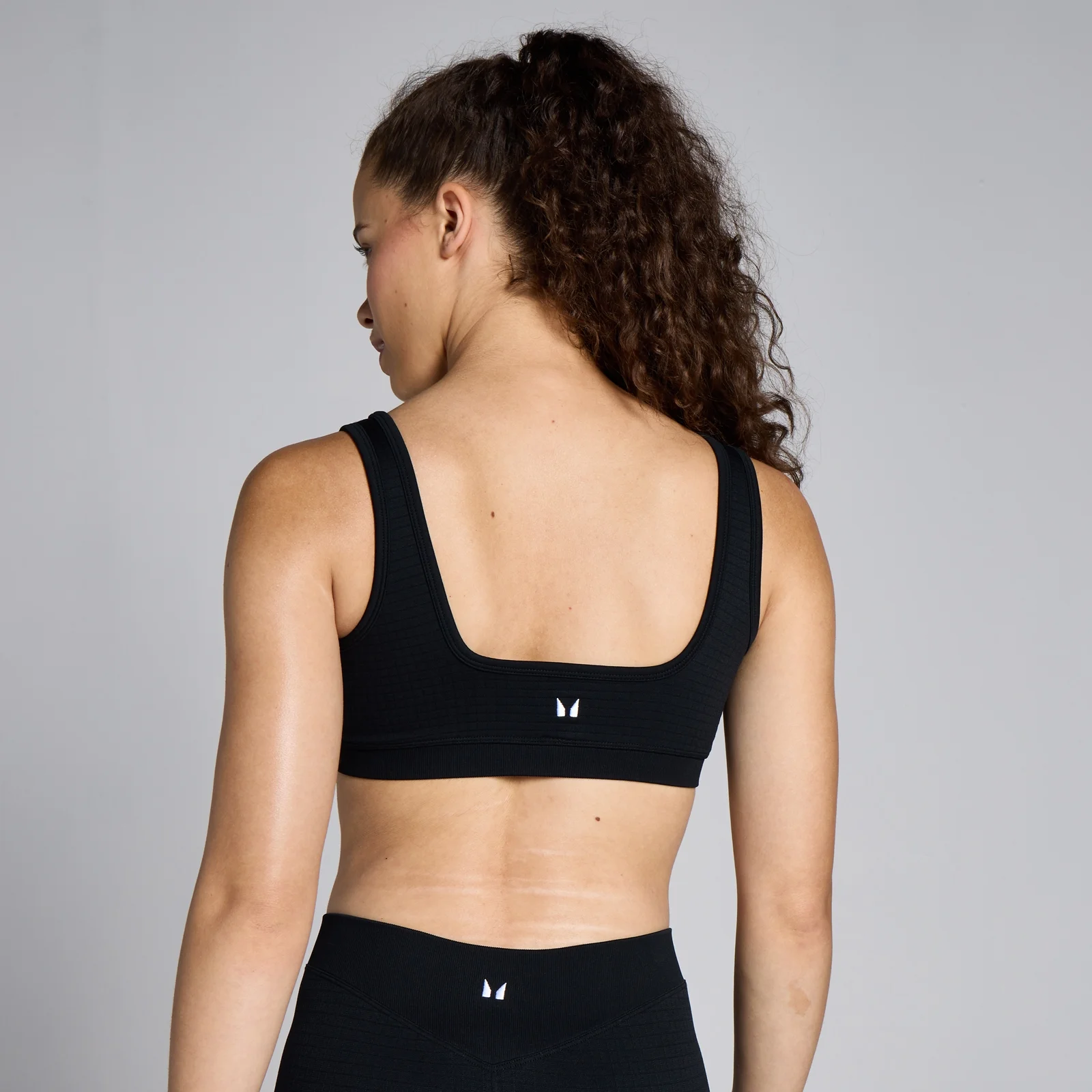 MP Women's Waffle Seamless Bra - Black - XS Image 2