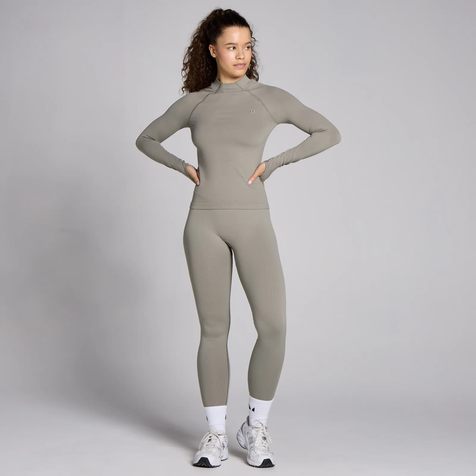 MP Women's Waffle Seamless Long Sleeve Top - Clay - XL Image 3