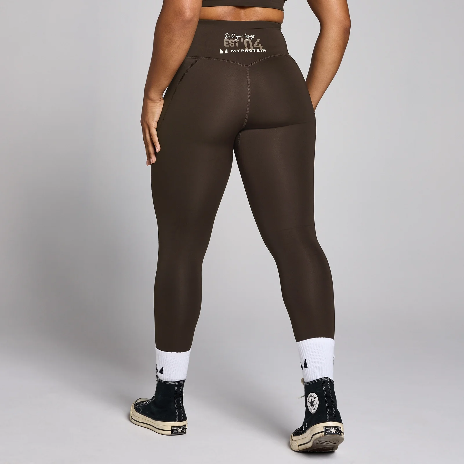 MP Women's Origin Graphic Training Leggings - Coffee - XS Image 2